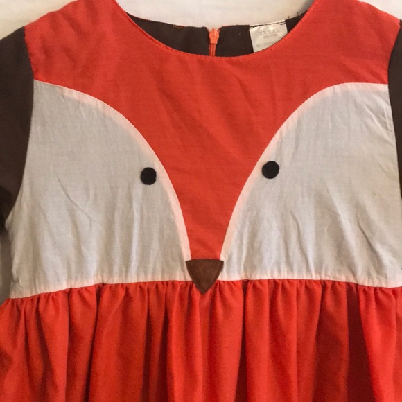 ADORABLE βFOXβ Themed DRESS πππππHAPPY THANKSGIVING DRESS - Picture 2 of 3